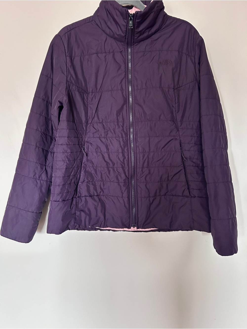 The North Face Women's Harway Insulated Jacket Purple Zip Front Size XL